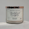 Sandalwood Eucalyptus 2-Wick Soy Aromatherapy Candle