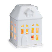 Porcelain house canopy illumination warmer