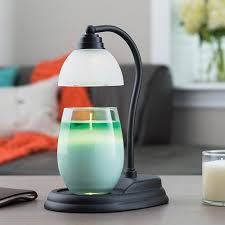 Aurora candle warmer lamp - black